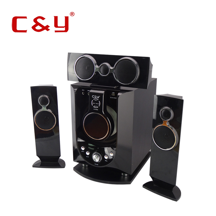 CY 8800 3.1 wooden cabinet surround sound system subwoofer