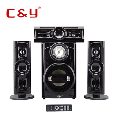 3.1 multimedia stereo home theater speaker system with Bluetooth-compatible FM radio C&Y A18