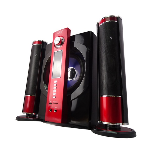 2.1 good home theater speaker system with subwoofer factory wholesale